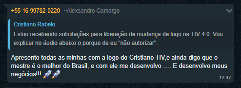 Feedback Alexsandro Camargo